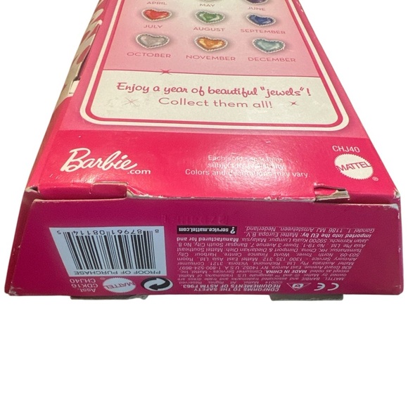 Mattel Barbie April Diamond Birthstone Walmart Exclusive 2014 Silver Dress - Picture 8 of 10